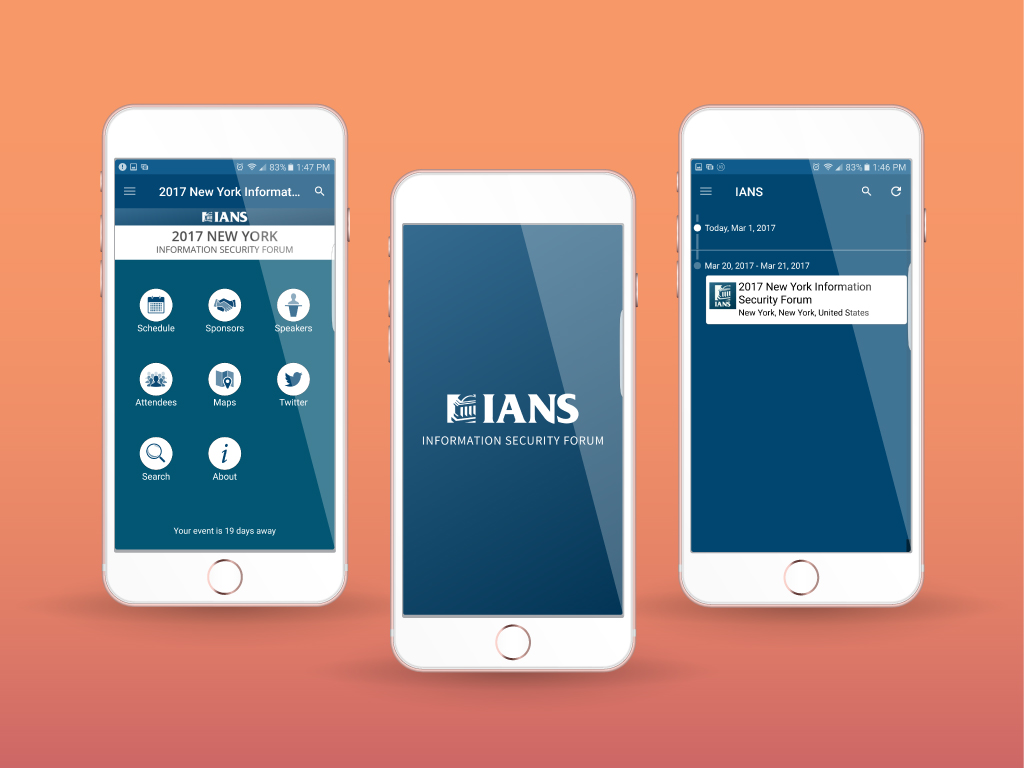 IANS iPhone CVENT App