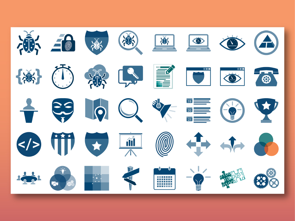 Various Custom Icons for Infographics