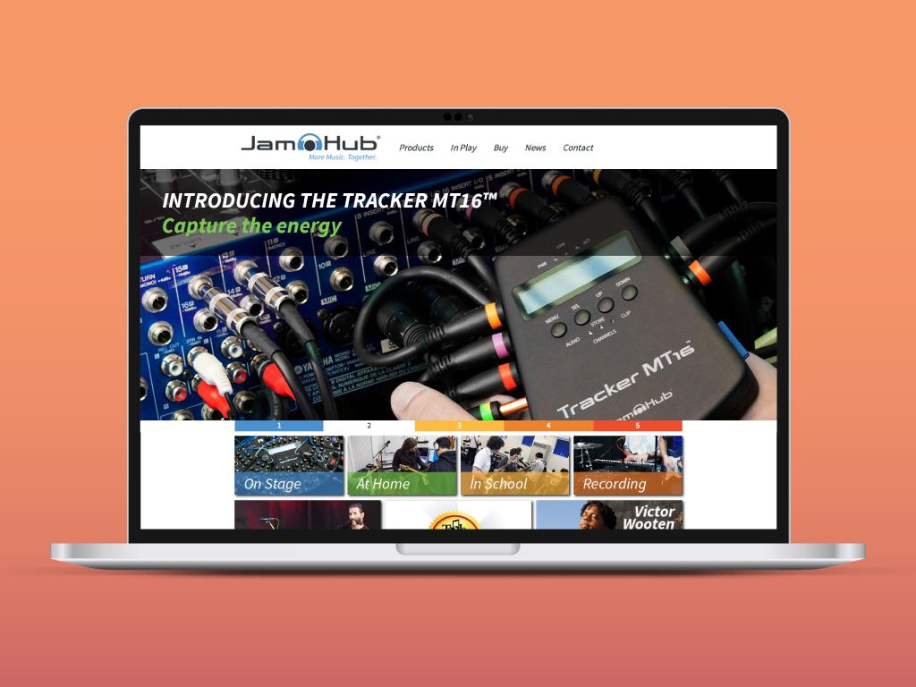 JamHub Website - Homepage Slider 2