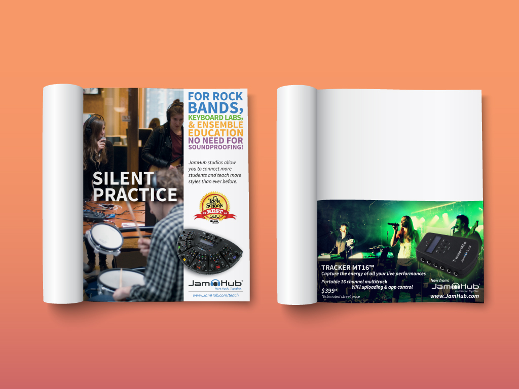 JamHub Print Ads