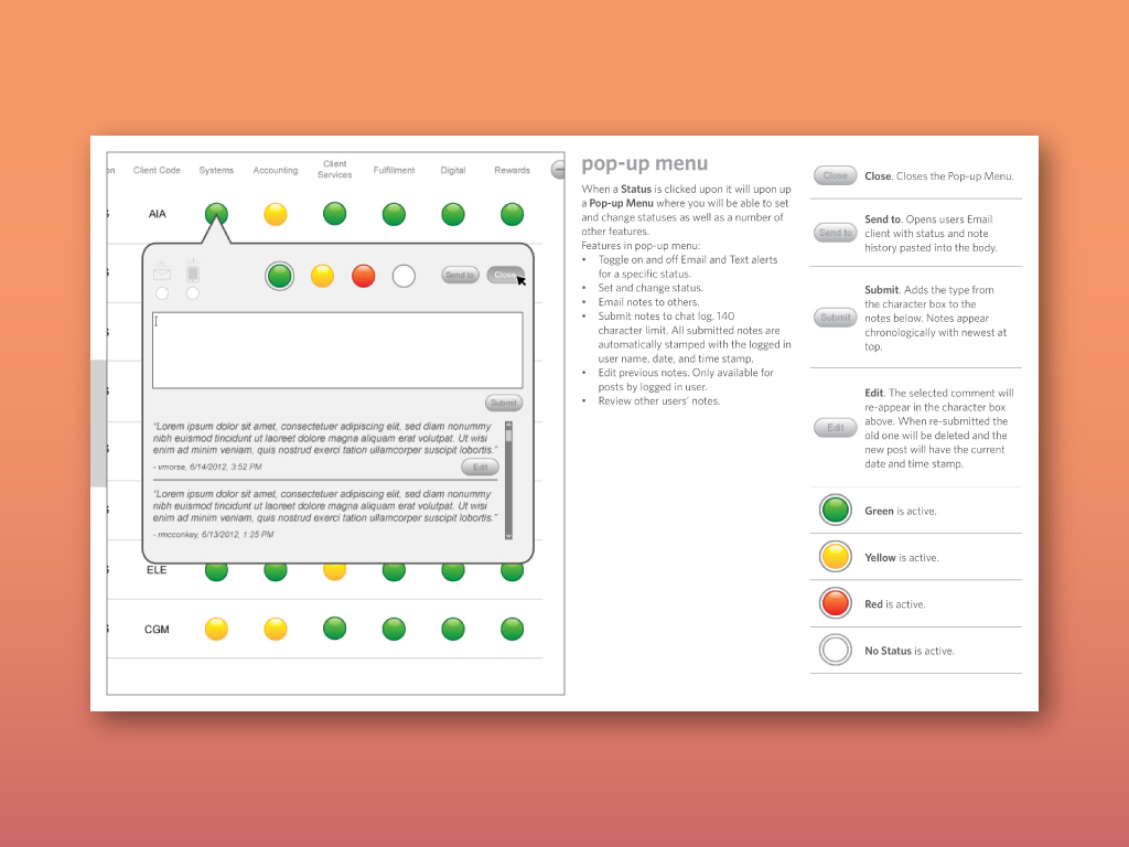 Heat Mapp Pop-up Menu