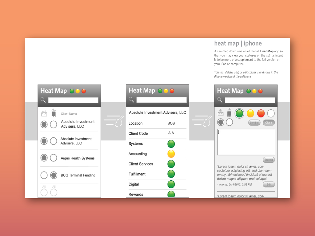 Heat Mapp iPhone View