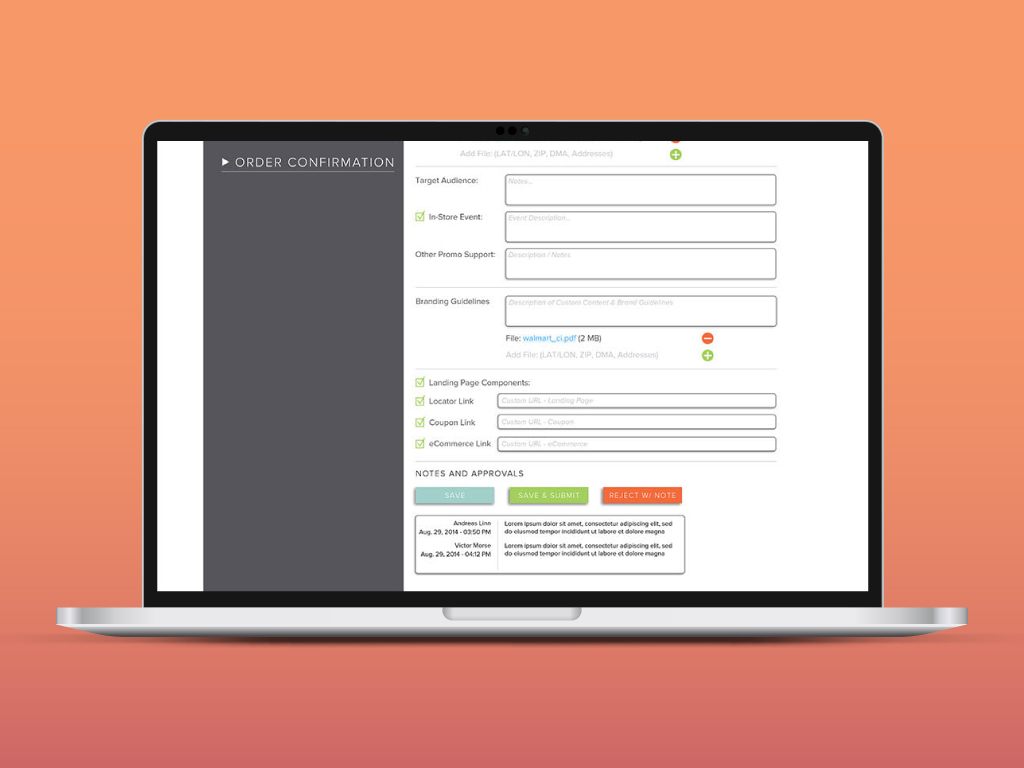 AMP Agency Dashboard Design Scroll