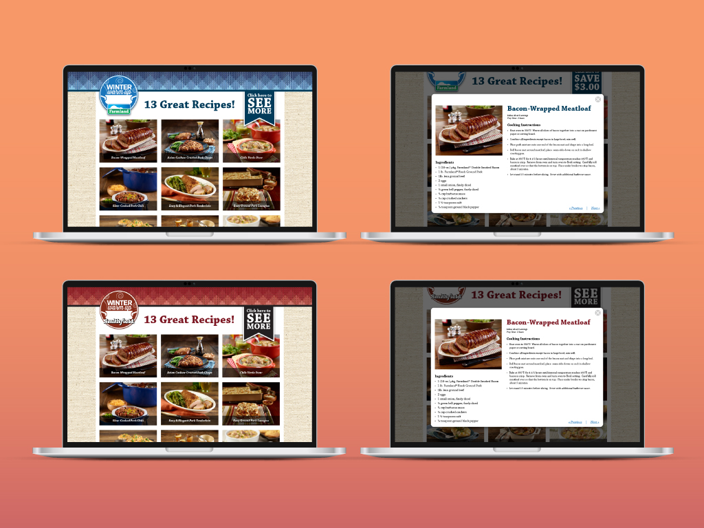Farmland & Smithfield Landing Pages