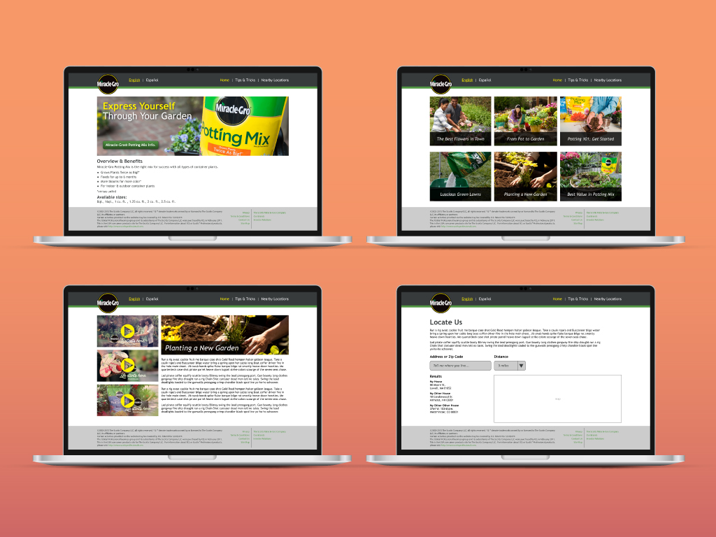 Miracle-Gro MicroSite