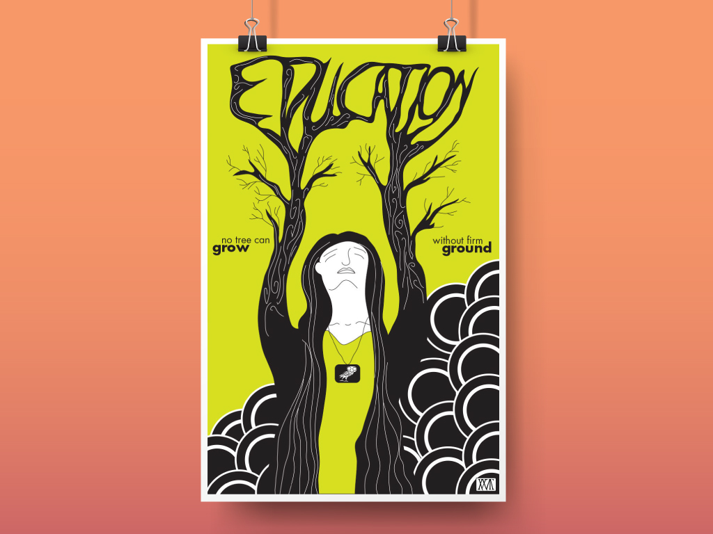 Art Nouveau Education Poster (Print Available)