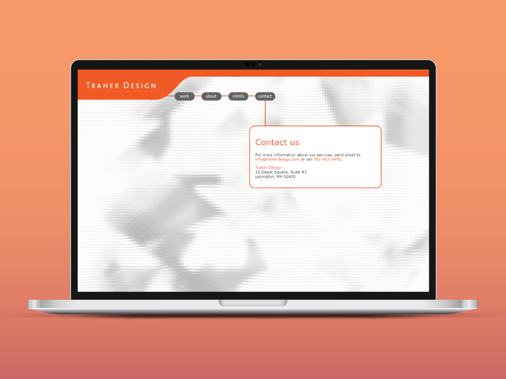 Traher Design Website - Contact Us