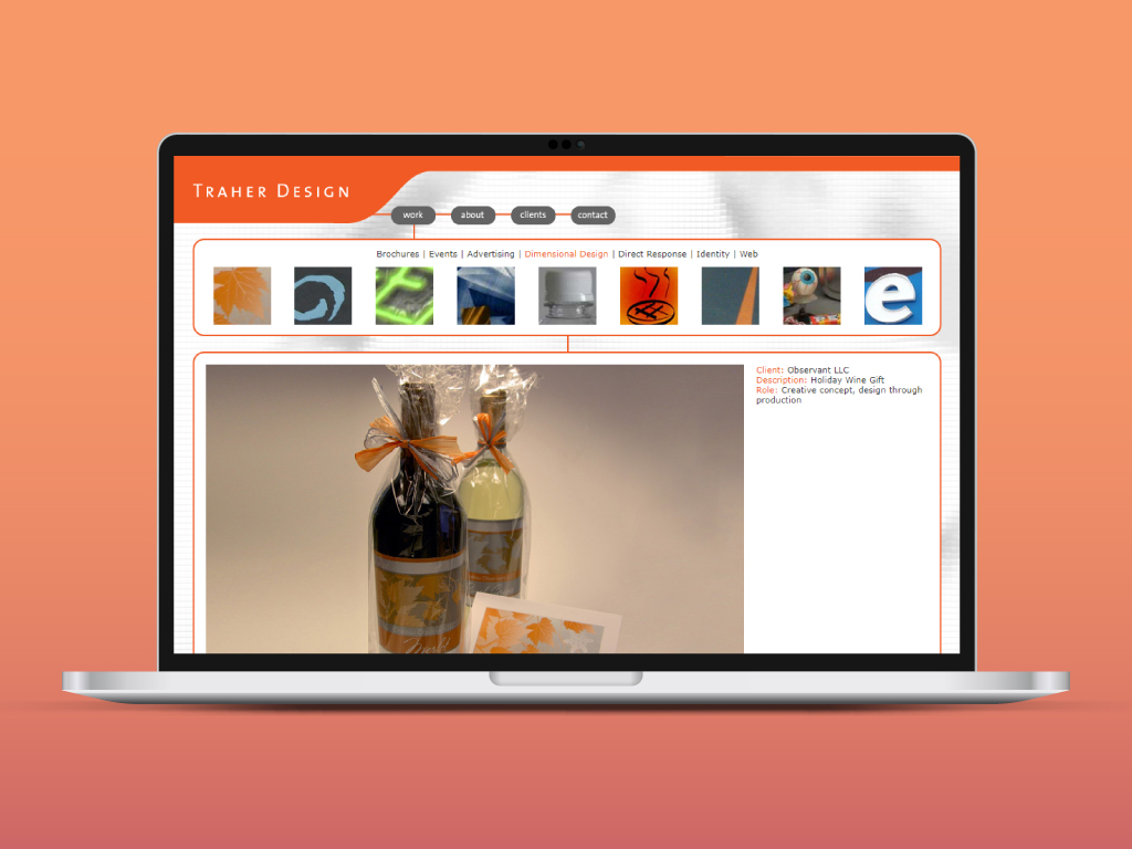 Traher Design Website - Project